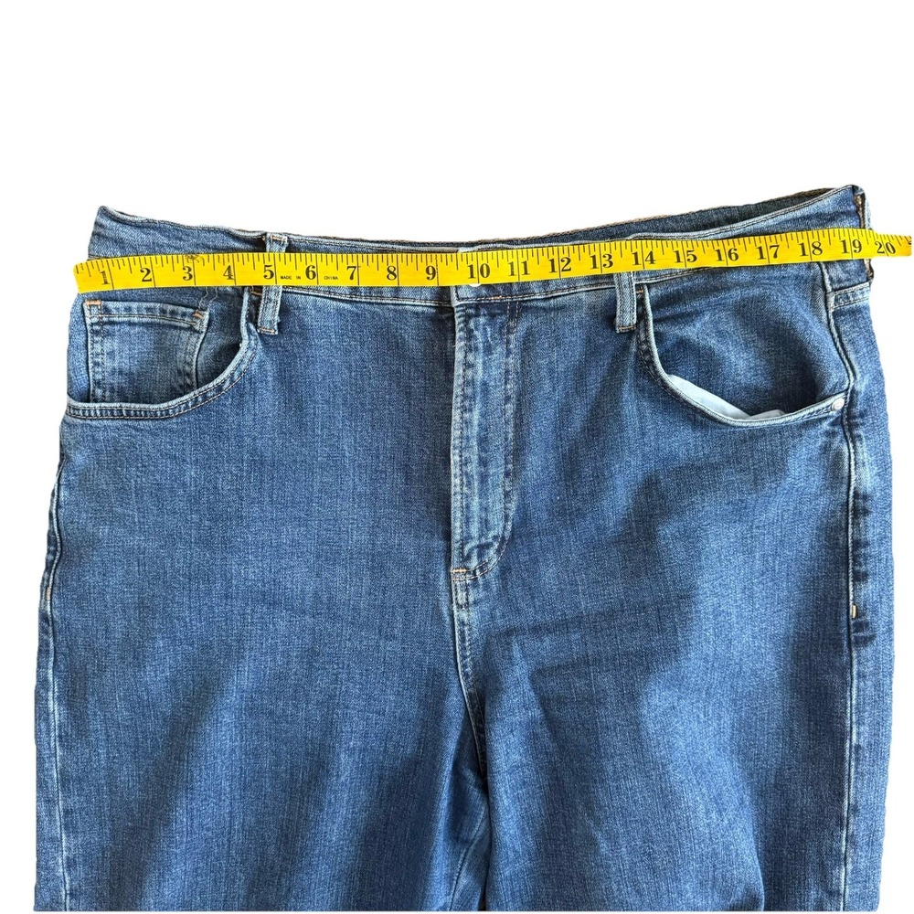 Anthropologie Pilcro Wide-Leg Jeans Women's SZ 33 Medium Wash High-Rise Baggy - Picture 6 of 8